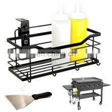 Removable Griddle & BBQ Caddy Organizer For 17\