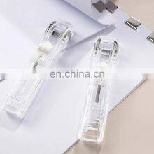 Traceless Reusable Hand Clamp Push Clip Stapler Paper Book File Office School Student Binder Binding Tools Supplies Accessories thumbnail-4