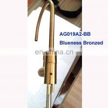 American Style Air Gap Water Filter Faucet Gold Polished Kitchen Sink Faucets thumbnail-3