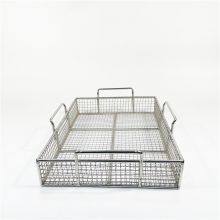 SS304 Medical Disinfection Wire Mesh Basket Stainless Steel Medical Basket thumbnail-2