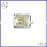 Stainless Steel Live Love Laugh Laser Italian Link Bracelet Charms thumbnail-2