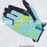 RS SAFETY 2015 New Safety Gloves in Cyan Color With Grip and Breathable Gardening Glove thumbnail-1