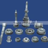 Truck spur gear and gear shaft for gearbox