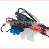New Red /Black of Wire 15A Molding Fuse Crimp 187 Type Terminal of Auto Lighting System Power Cable thumbnail-4