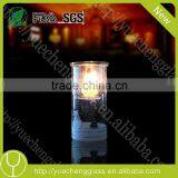 for Wedding Favor Gifts Double Heart Holder Glass Christmas Candle Holder thumbnail-1