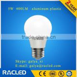 High Quality A50/A60/A70 Led bulb 5w Led aluminum plastic lights