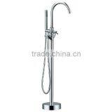 High Quality Brass Floor Tap, Standing Bathtub Tap, Chrome Finish