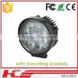 27w Round Working Lamp 30/60 Degree Spot Beam LED Work Light thumbnail-1
