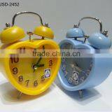 3D Numbers 3" Plastic Twin Bell Alarm Desktop Clock thumbnail-1