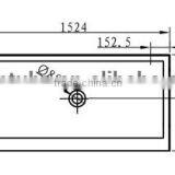 North America Market UPC/cUPC Certified Rectangle Shower Base, Upc Rectangle Shower Base, Australia Shower Bases thumbnail-2