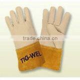 Premium Grain Cowhide Mig/Tig Welder Gloves/best Quality Taidoc