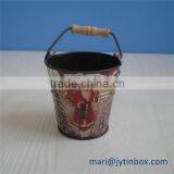 Custom Wholesale Christmas Tin Buckets