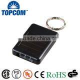 Solar Power Personalized LED Keychain Flashlight for Promotion thumbnail-1