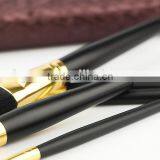 Essential 5 Pcs Synthetic Hair Makeup Brush Set Leather Case thumbnail-4