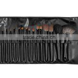 Professional Quality Natural Hair Makeup Brush Set, Black 18 Pcs Cosmetic Brushes Tool thumbnail-1