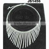 Elegant Rhinestone Vogue Jewelry Wedding Necklace thumbnail-1