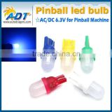 Colorful led pinball bulbs T10