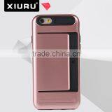 Hard Back Mobile Phone Cover Case With Card Slot For Iphone 6 XR-PC-32 thumbnail-5