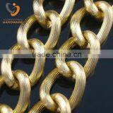 4.7mm Thick Men's Straight Line Surface Necklace Chain 26.7*18.9mm