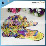 Designer Ladies Cloth Floral Printed Polyester Scarf thumbnail-1