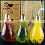 150ml/200ml/250ml/300ml/400ml/800mll Light Bulb Glass Beverage Bottle
