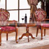 Wooden Round Small Tea Table (NG2661) thumbnail-1