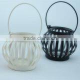 New Pumpkin Design Classical Retro Metal Candle Holder,hanging Wrought Iron Candlestick for Home Decoration thumbnail-2