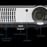 2800 Lumens 1080p Support Lcd Projector, Led Projector for pc Mobile Phone Dvd Speaker