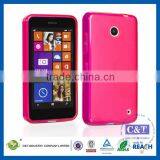 C&T Clear Transparent Tpu Rubber Cover Soft Gel Case for Nokia Lumia 635
