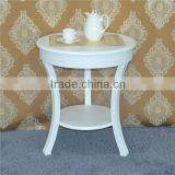 Simple Modern Wood White Round Coffee Table for Wholesale thumbnail-3