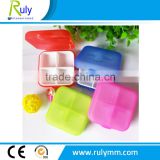 4 compartsment Pill Box/plastic medicine case