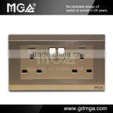 MGA Q7 Series 13A BS Double Socket and Switch thumbnail-1