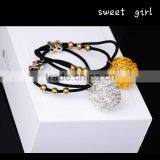 Popular Elastic Hair Bands Ties Ponytail Hair Holder Hair Rope Round Shape F20 thumbnail-4