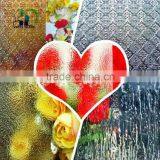 Clear Patterned Glass Partition for Kitchen Pressed Glass Patterns