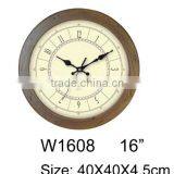 16 Inches Home Decrator Wood Art Wall Clock thumbnail-1