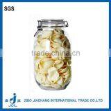 Zibo Clear Clincher Glass Cookie Jar With Clip Lid thumbnail-1