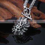 High Quality Stainless Steel Skull Pendant for Necklace thumbnail-3