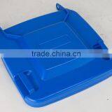 120L Outdoor Plastic Trash Can With Two Wheels Waste Bin thumbnail-4