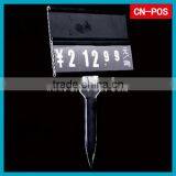Price Tickets Retail in Display Hooks in Supermarket