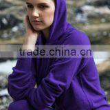 2014 New Fashion Women Knitting Pure Cashmere Sweater With Hat thumbnail-2