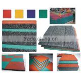 CE Rubber tile rubber mat playground tile
