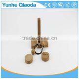 String Puzzle on Wood Base Classical Wooden Puzzle Set Solution Rope Central Brain Teaser for Adults Game thumbnail-6