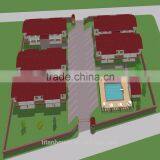 Easy Installation Light Steel Prefabricated Duplex Apartment for Rent thumbnail-5