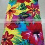 Flower Pattern Jacquard Beach Towel 33114 thumbnail-1
