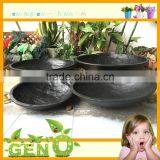 Dish Pan Shpae Lotus Fiberglass Fiber Clay Flower Pot,planter,plant Pot Wholesale thumbnail-2
