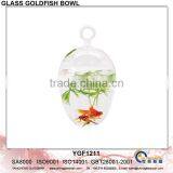 Beautiful Hanging Glass Goldfish Bowl YGF1211 thumbnail-1