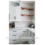 Rustic Industrial Wood Pipe Shelf thumbnail-3