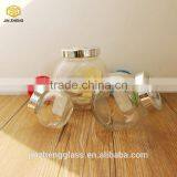 50ml 3* ROUND Mini Glass Storage Jars Tilt or Upright With Gifts thumbnail-1