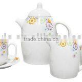15 Pcs Coffee Set With Decal thumbnail-1
