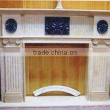 White Stone Fireplace thumbnail-1